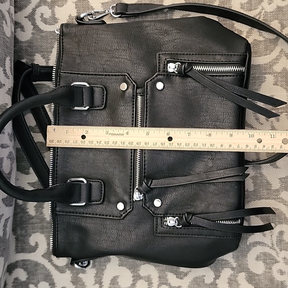 Antik Kraft Clover Black Leather Bag‎ - Picture 9 of 10